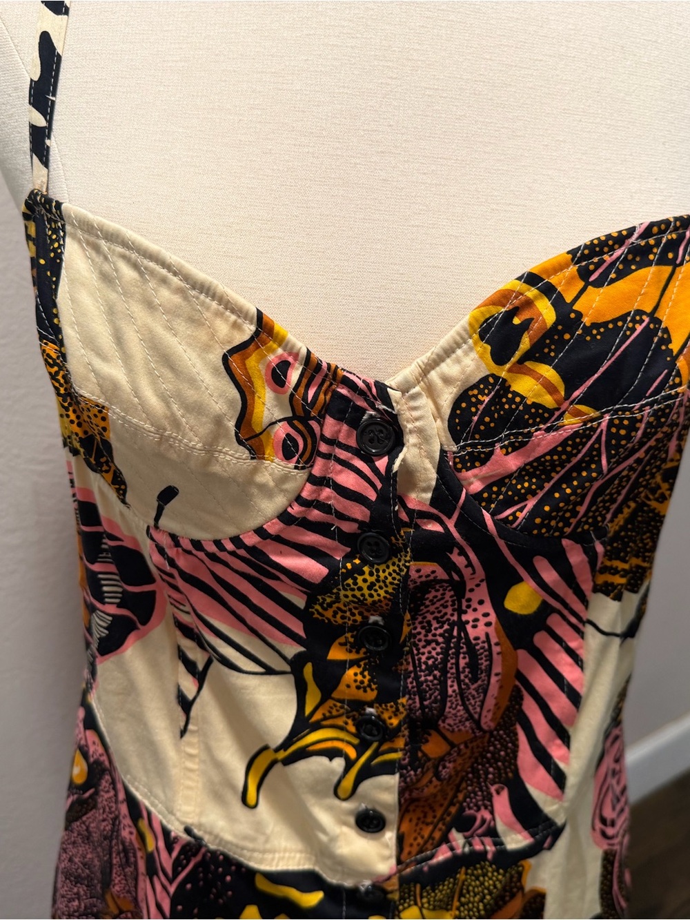 Vintage Y2K Betsey Johnson Butterfly print dress . - Picture 2 of 7
